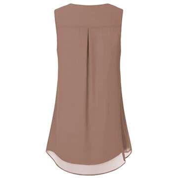 Timeson Sleeveless Tunic Tops for Women – Stylish Comfort