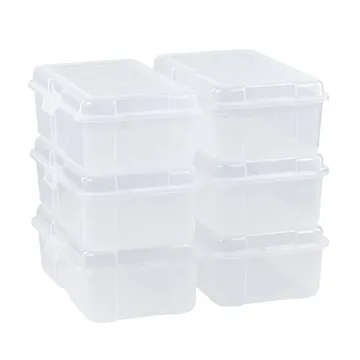Rubbermaid 6 Qt. Handi-Box Pack of 6 Storage Bins