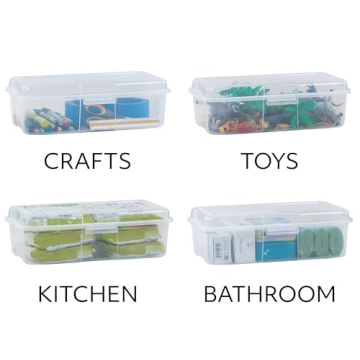 Rubbermaid 6 Qt. Handi-Box Pack of 6 Storage Bins