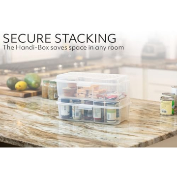 Rubbermaid 6 Qt. Handi-Box Pack of 6 Storage Bins