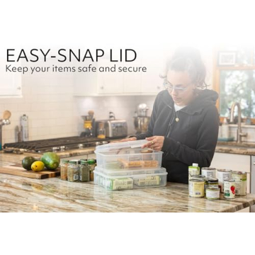 Rubbermaid 6 Qt. Handi-Box Pack of 6 Storage Bins