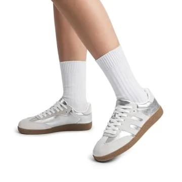 DREAM PAIRS Women’s Casual Lace-Up Fashion Sneakers