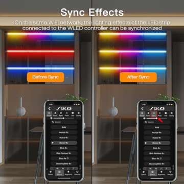 GLEDOPTO ESP32 WLED LED Strip Controller with Mic Microphone Music Dynamic Mode RGB IC DIY Lighting App Easy Wiring for WS2811 WS2812 SK6812 TM1814 WS2813 WS2815 Addressable FCOB Strip Light