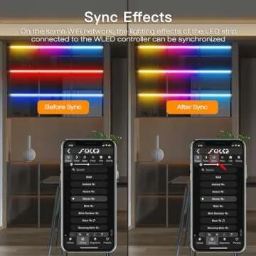 GLEDOPTO ESP32 WLED LED Strip Controller with Mic Microphone Music Dynamic Mode RGB IC DIY Lighting App Easy Wiring for WS2811 WS2812 SK6812 TM1814 WS2813 WS2815 Addressable FCOB Strip Light