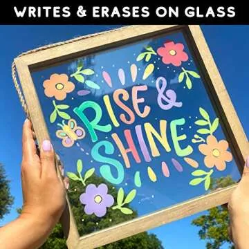 10 Pack 6mm Pastel Multicolor Chalk Markers, With 4 Bullet & Chisel Dual Tips, Works on Chalkboards, Windows, Glass or Mirrors, Erasable & Dust-Free, Ideal for Use at Home, School & Office