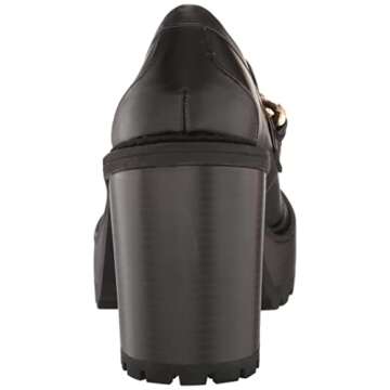 Madden Girl Women's Kassidy Loafer, Black Paris, 8.5