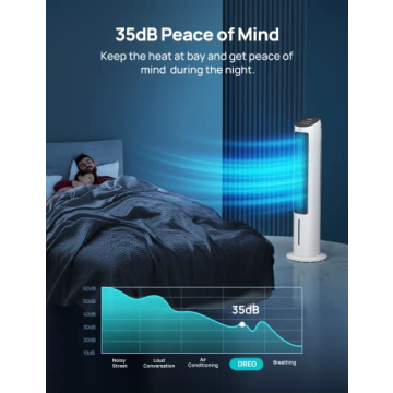 Dreo 40” Evaporative Air Cooler with Ice Packs and Remote