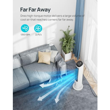 Dreo 40” Evaporative Air Cooler with Ice Packs and Remote