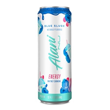 Alani Nu BLUE SLUSH Energy Drinks - Low Calorie 12 Pack