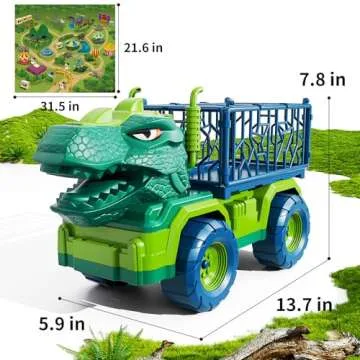 Exciting JUKUDAHU Dinosaur Truck Toy for Kids 3-7