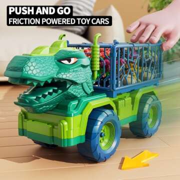 Exciting JUKUDAHU Dinosaur Truck Toy for Kids 3-7