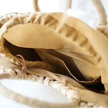 Handmade Straw Bag Tote for Stylish Beach Fashion