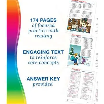 Spectrum Reading Comprehension Grade 2, Ages 7 to 8, Second Grade Reading Comprehension Workbook, Nonfiction and Fiction Passages, Story Structure and Main Ideas - 174 Pages