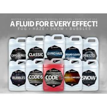 Snow Machine Fluid - Creates Dry Flakes - Non Toxic - 1 Gallon
