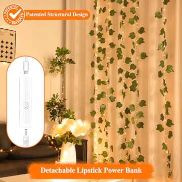 Lipstick Rechargeable Fairy Lights for All Occasions