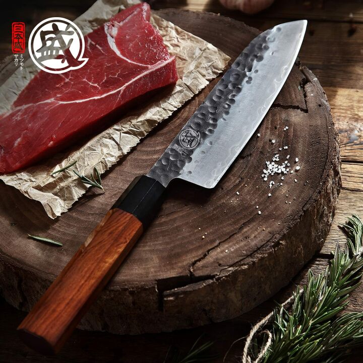 Japanese Santoku Chef Knife - Hand Forged Quality
