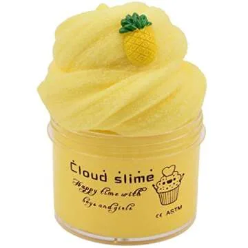 3 Pack Cloud Slime Kit for Kids - Stress Relief & Fun