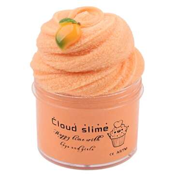 3 Pack Cloud Slime Kit Non-Sticky Sludge Cloud Snow Slime Putty Toys Birthday Holiday Toys for Kids Stress Relief Toys for Girls Boys