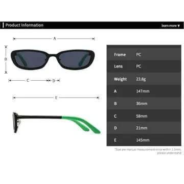 willochra Small Rectangle punk Sunglasses Women Retro Shades UV400 Men Fashion Gradient Gray Popular Sun Glasses (champagne)