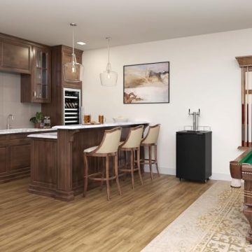 EdgeStar KC2000TWIN Full Size Dual Tap Kegerator & Draft Beer Dispenser - Black