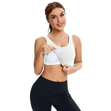 SJBYST Padded Longline Sports Bra for Stylish Comfort