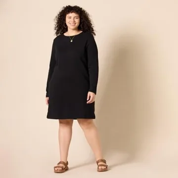 Cozy Amazon Essentials Fleece Dress for Effortless Style
