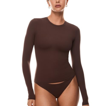 Ultra-Soft INLYRIC Women's Long Sleeve Crop Top - Comfort & Style