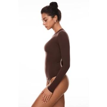 INLYRIC Women's Long Sleeve Crop Top - Ultra-Soft & Stretchy