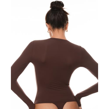 INLYRIC Women's Long Sleeve Crop Top - Ultra-Soft & Stretchy