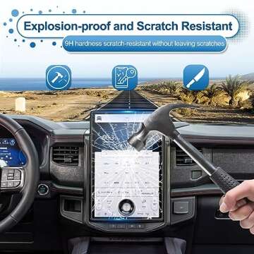 Coleya 2022-2024 Ford Expedition 15.5" Screen Protector