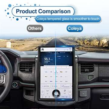Coleya 2022-2024 Ford Expedition 15.5" Screen Protector