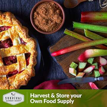 Victoria Rhubarb Seeds - Grow Your Own Heirloom Plants
