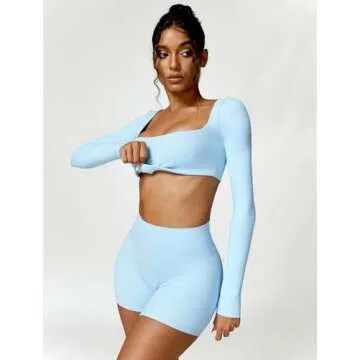 Trendy Women’s Workout Sets Long Sleeve & Yoga Pants