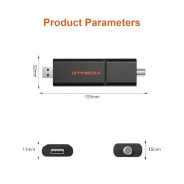 GT Media ATSC3.0 USB TV Tuner Stick for 4K Broadcasts