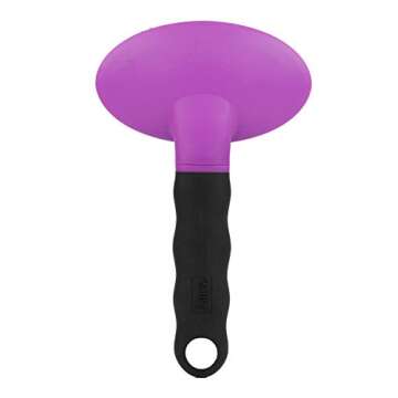 Hartz Groomer's Best Deshedding Slicker Dog Brush, Black/Violet, Dogs