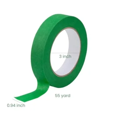 Lichamp Green Painter's Tape 10 Pack for Crafts and DIY