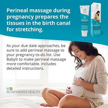 Fairhaven Health BabyIt Perineal Massage & Postpartum Comfort Recovery Gel, Prenatal & Postnatal Essential Care for Moms & Women During & After Pregnancy, Soothing & Healing Formula
