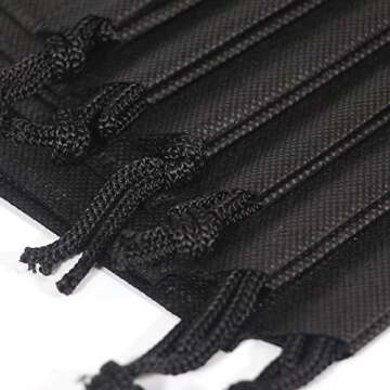 Set of 10 Jumbo Shoe Bags for Travel and Home Use