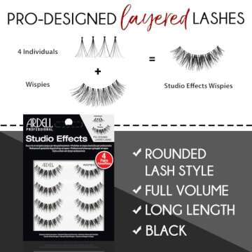 Ardell Studio Effects Wispies – Stunning Volume and Length