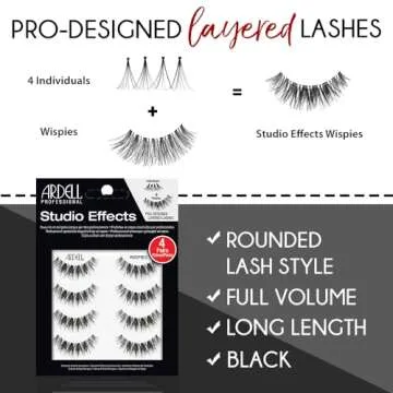Ardell Studio Effects Wispies – Stunning Volume and Length