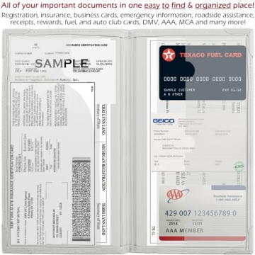 Organized Glove Box with Auto Document Holder