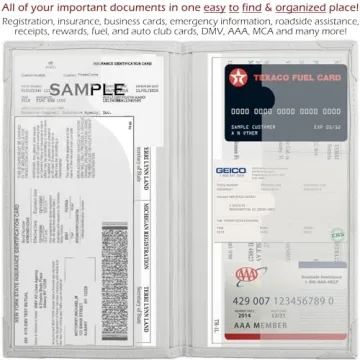 Organized Glove Box with Auto Document Holder