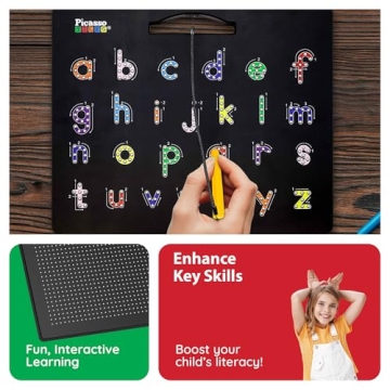 PicassoTiles Magnetic Drawing Board STEM Educational Toy