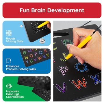 PicassoTiles Magnetic Drawing Board STEM Educational Toy