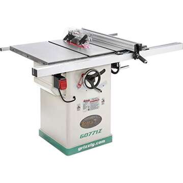 Grizzly Industrial G0771Z - 10" 2 HP 120V Hybrid Table Saw with T-Shaped Fence