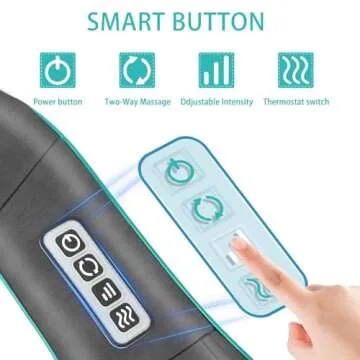 AERLANG Fathers Day Dad Gifts Neck Massger,Shiatsu Neck and Back Massager with Heating Neck and Shou...
