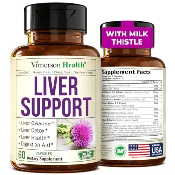 Milk Thistle Liver Detox & Cleanse - Herbal Support for Vitality
