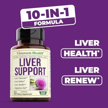 Milk Thistle Liver Detox Supplement - Herbal Support & Cleanse