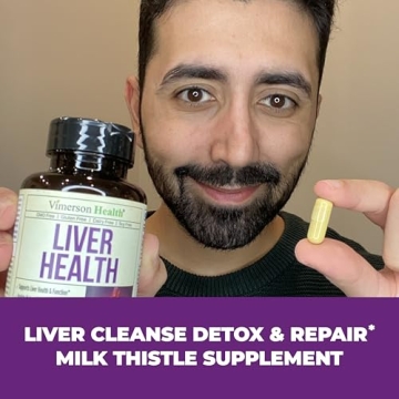Milk Thistle Liver Detox Supplement - Herbal Support & Cleanse