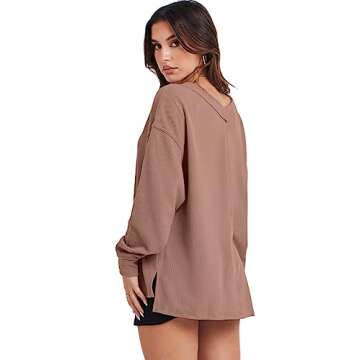 ANRABESS Oversized Sweatshirt for Women - Trendy Comfort